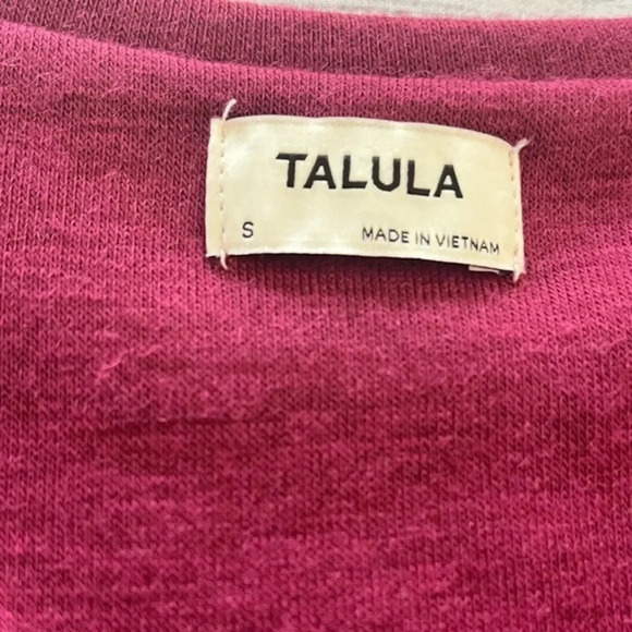 TALULA-ARITZIA V-Neck Womens Raspberry‎ Color Dress - Picture 7 of 13